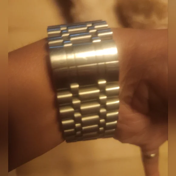 Vintage Patek Philipe Silver Watch EUC - Picture 3 of 3